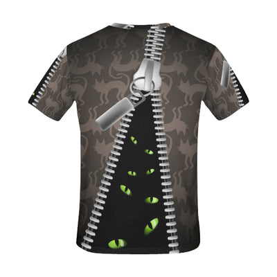 Cat eye All Over Print T-Shirt for Men