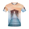 A wood building in Nagalang Labuan All Over Print T-Shirt for Men